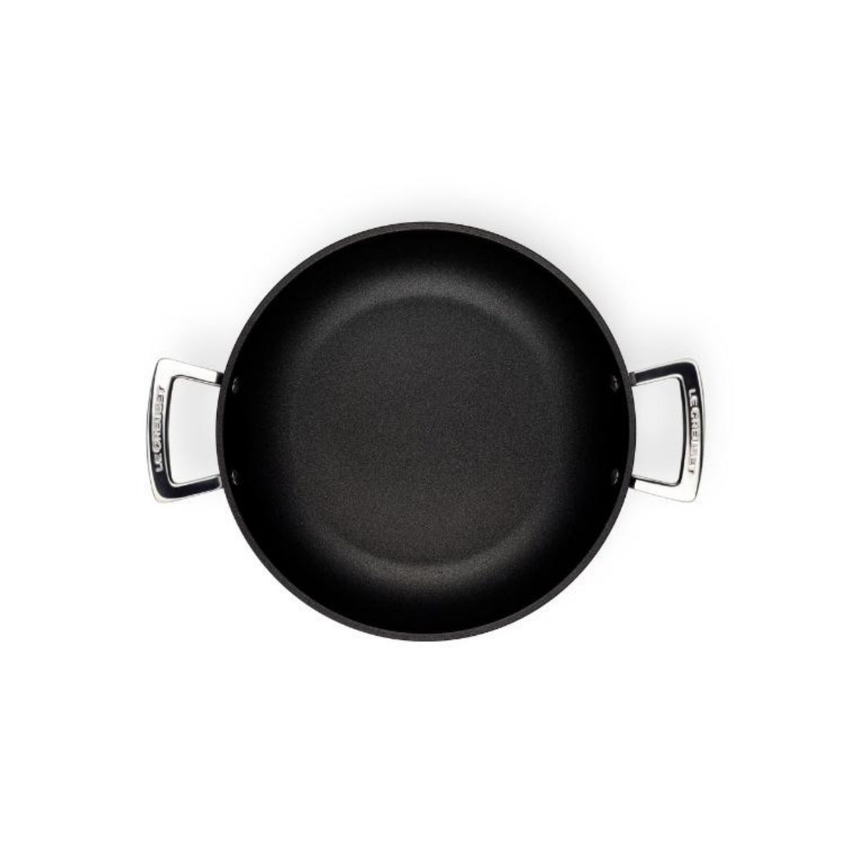Le Creuset Toughened Non - Stick Shallow Casserole with Lid - 26cm