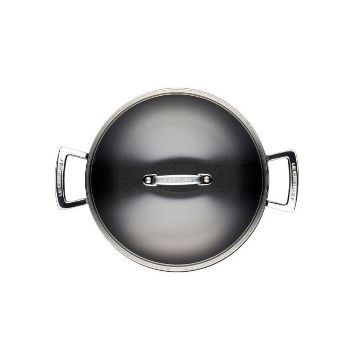 Le Creuset Toughened Non - Stick Shallow Casserole with Lid - 26cm