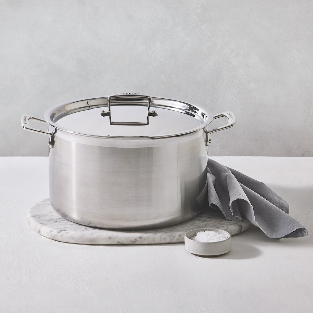 Le Creuset Classic 3 - ply Stainless Steel Deep Casserole 28cm