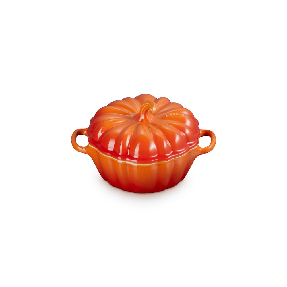 Le Creuset Stoneware Pumpkin Mini Casserole 350ml - Volcanic