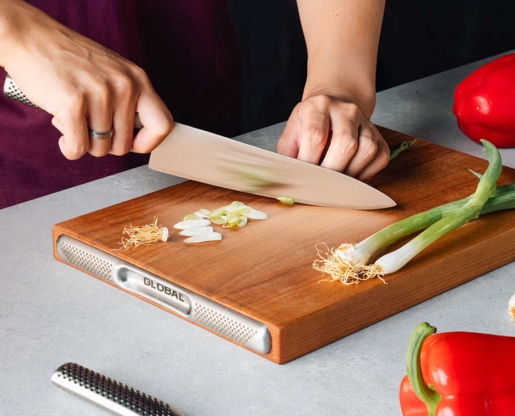 Global Cherry Wood Chopping Board, 50 x 40 cm