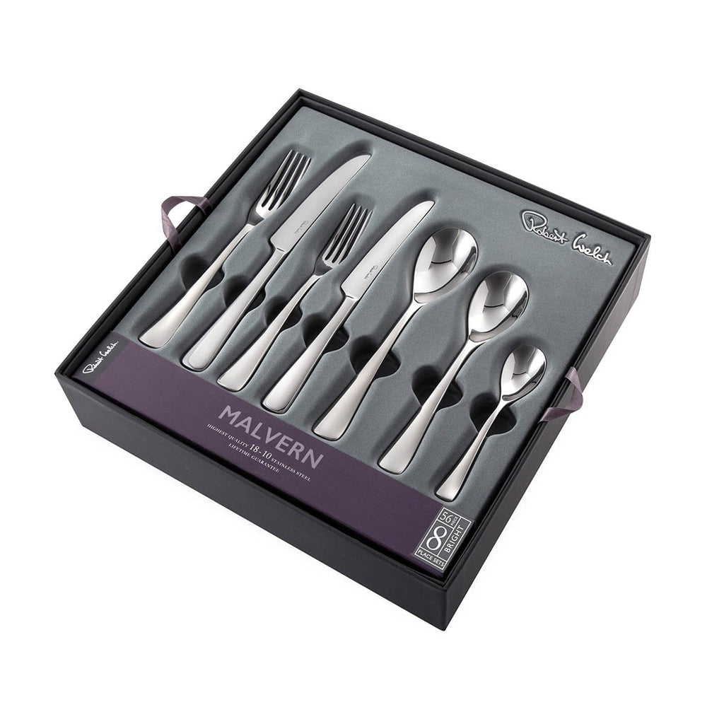 Malvern Bright Cutlery Set, 56 Piece for 8 People