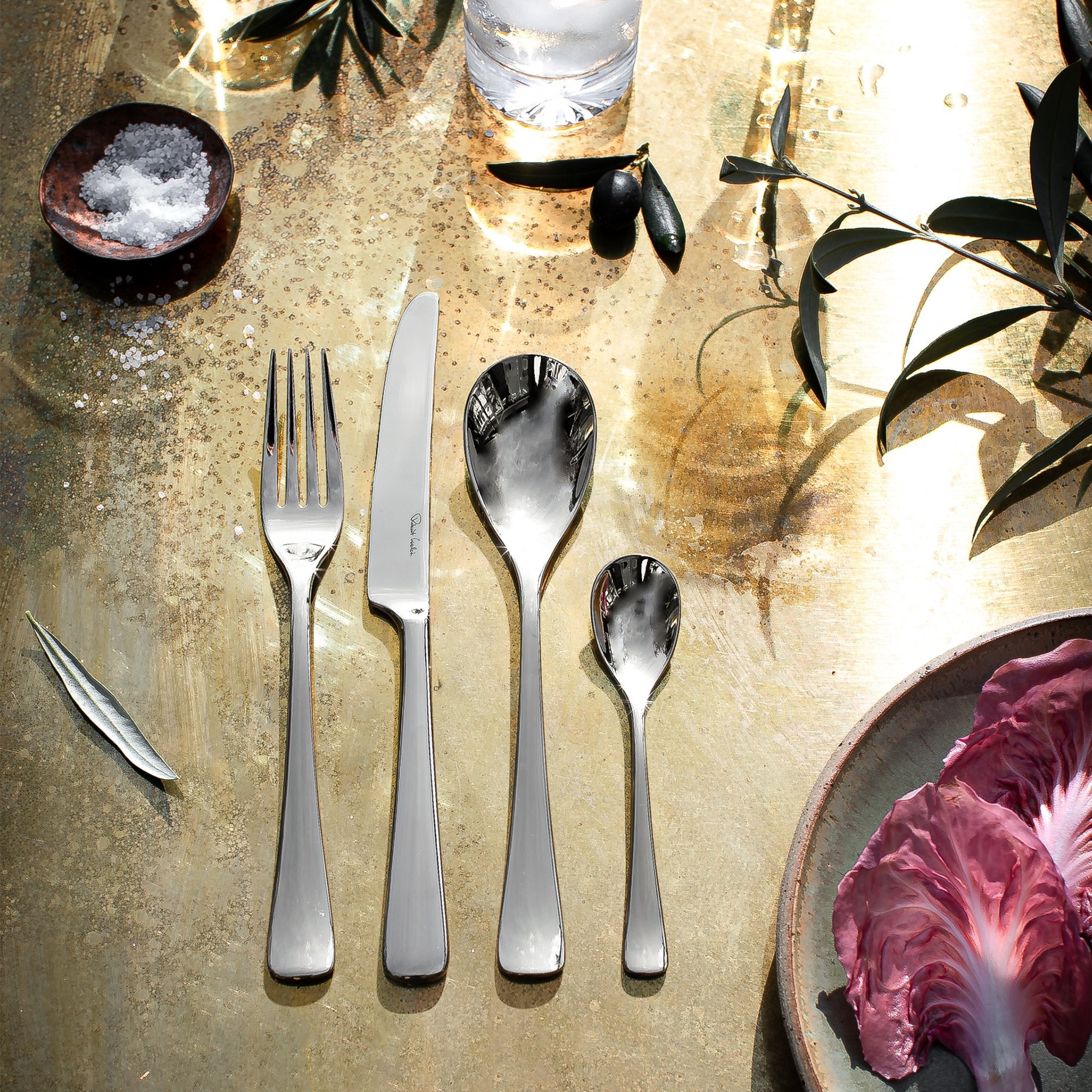 Malvern Bright Cutlery Set, 56 Piece for 8 People
