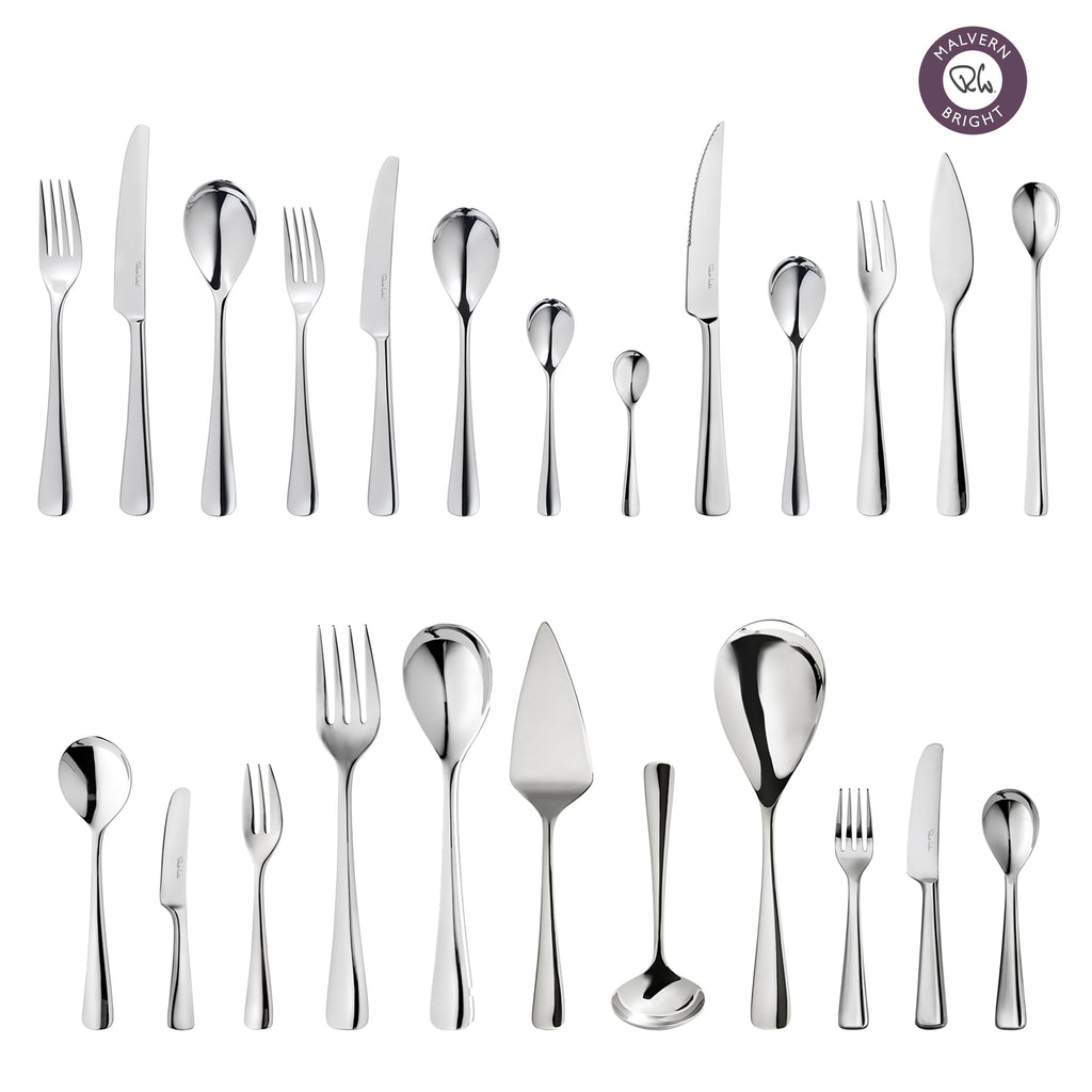 Malvern Bright Cutlery Set, 56 Piece for 8 People
