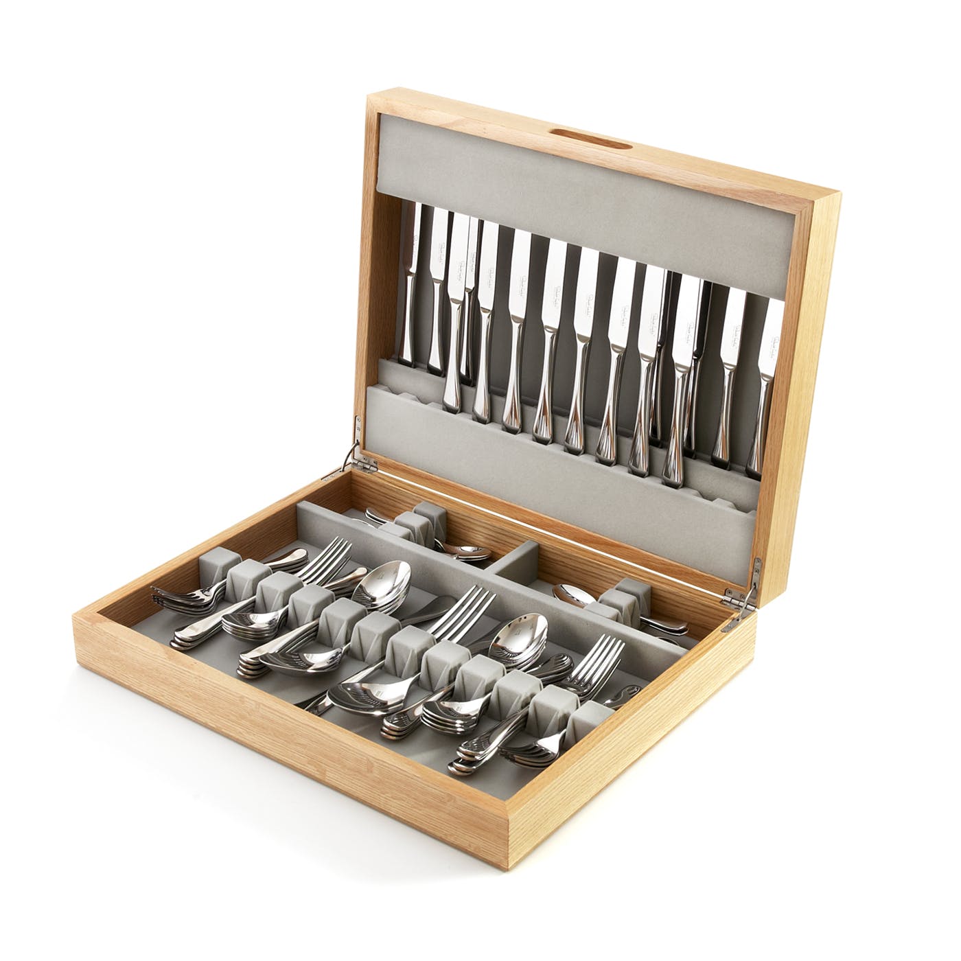 Radford Bright Cutlery Canteen Set, 60 Piece for 8 People