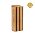 Book Oak Knife Block (3 Slots)