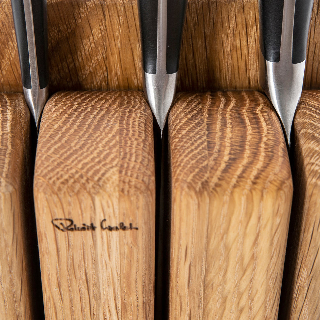 Signature Book Oak Knife Block Set 4P Chef's