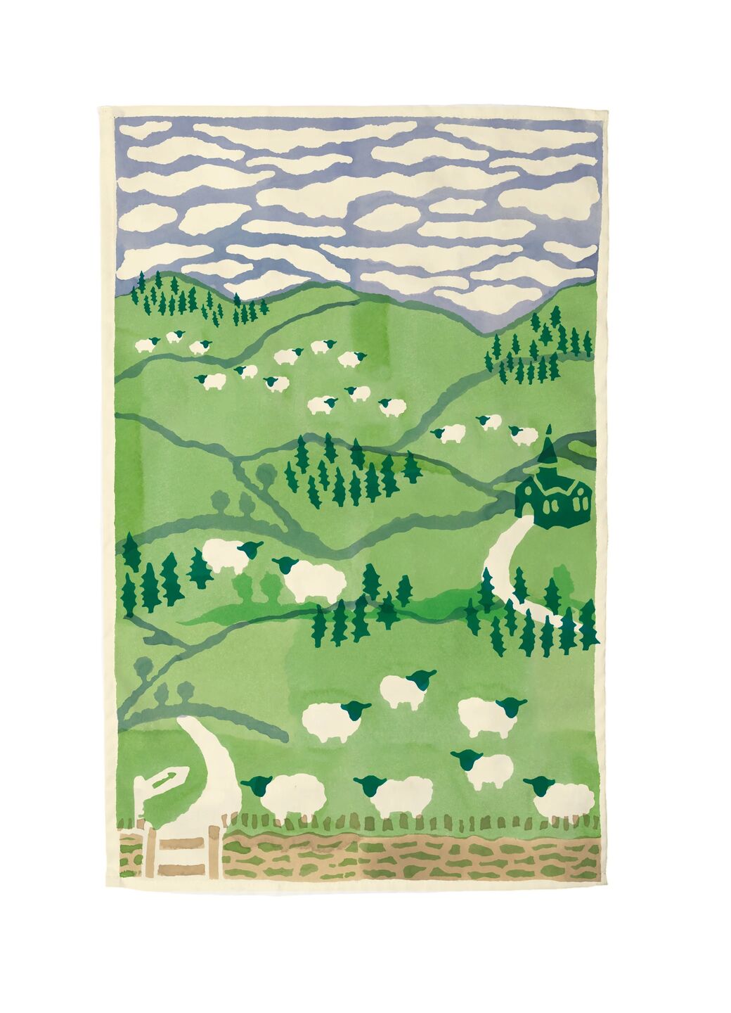 Emma Bridgewater Mountain Sheep Tea Towel