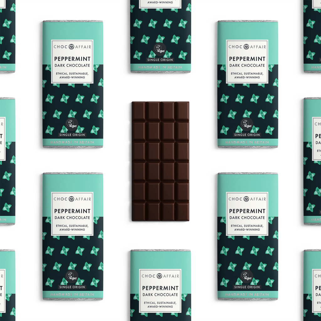 Choc Affair Peppermint Dark Chocolate Bars