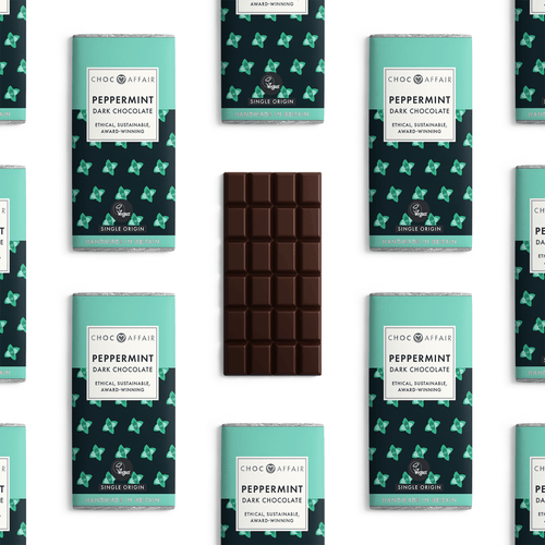 Choc Affair Peppermint Dark Chocolate Bars
