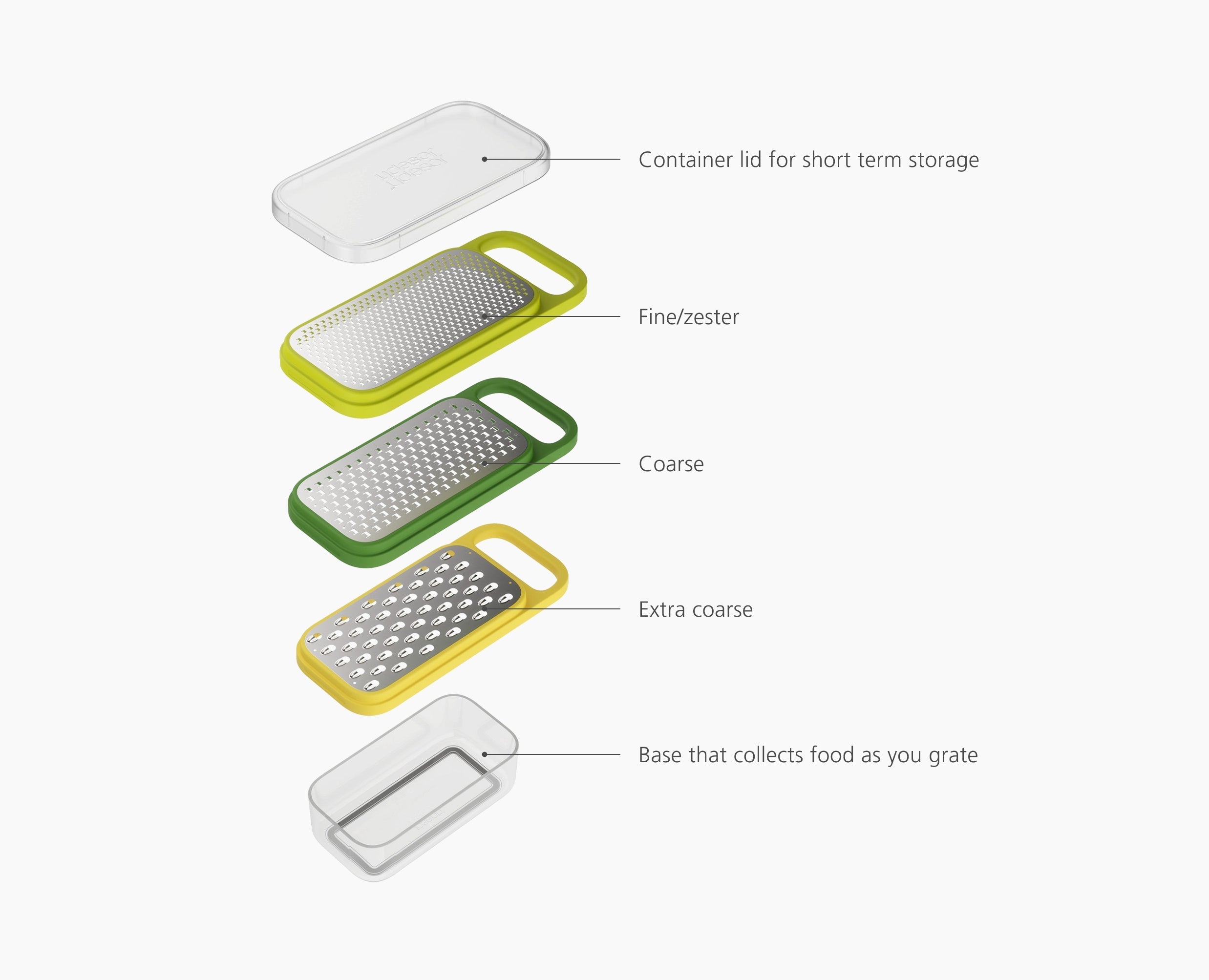 Multi-Grate & Store™ 3-in-1 Grater Set with Storage Container