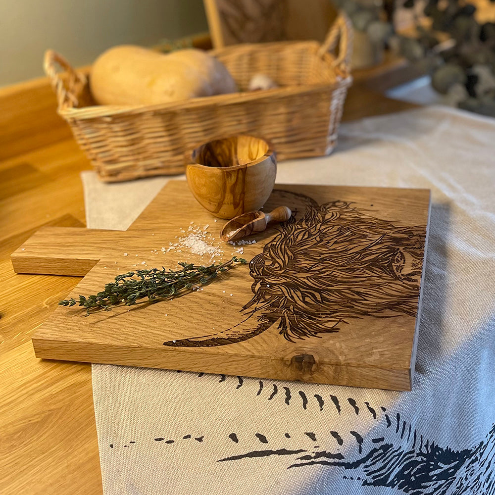 Olive Wood Salt Pot & Scoop Set