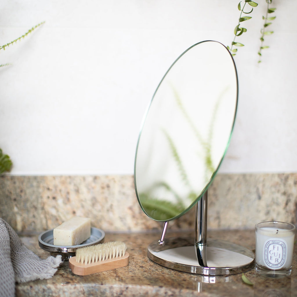 Robert Welch Oblique Pedestal Mirror
