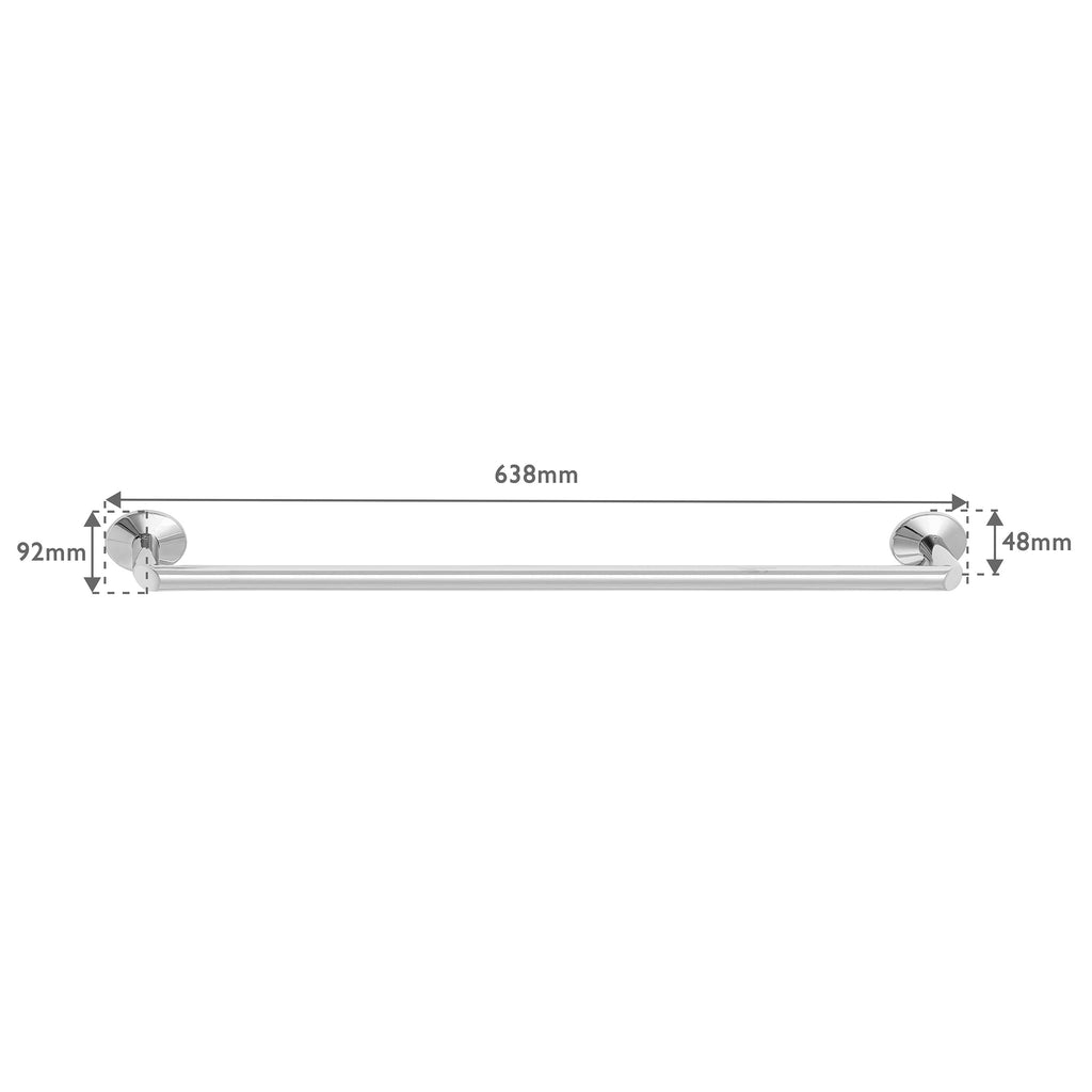 Robert Welch Oblique Towel Rail Single