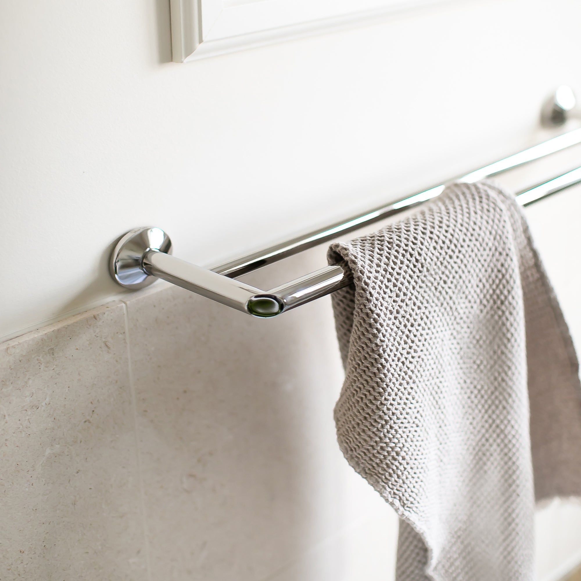 Robert Welch Oblique Towel Rail Double