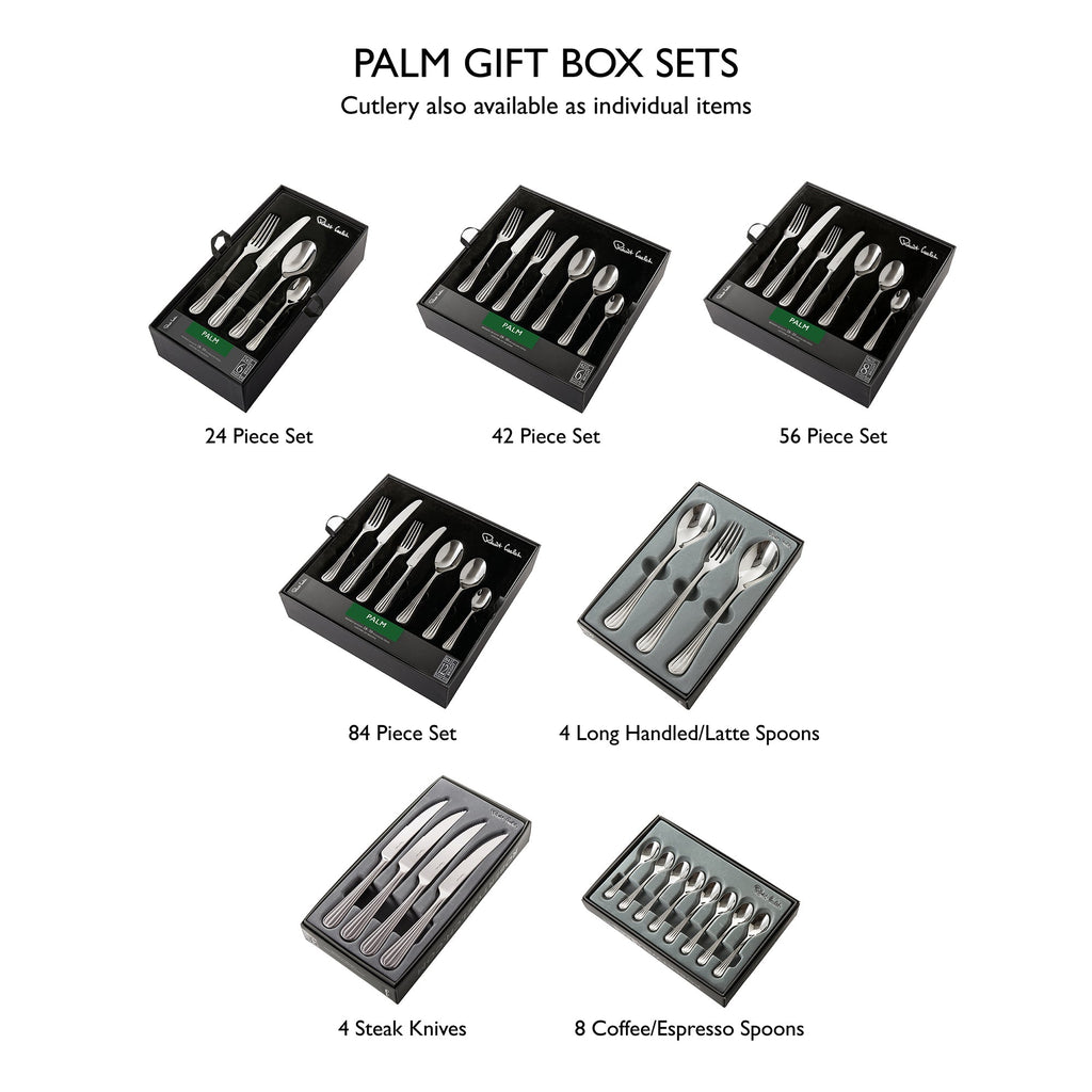 Palm Bright Cutlery Set, 42 Piece for 6 People