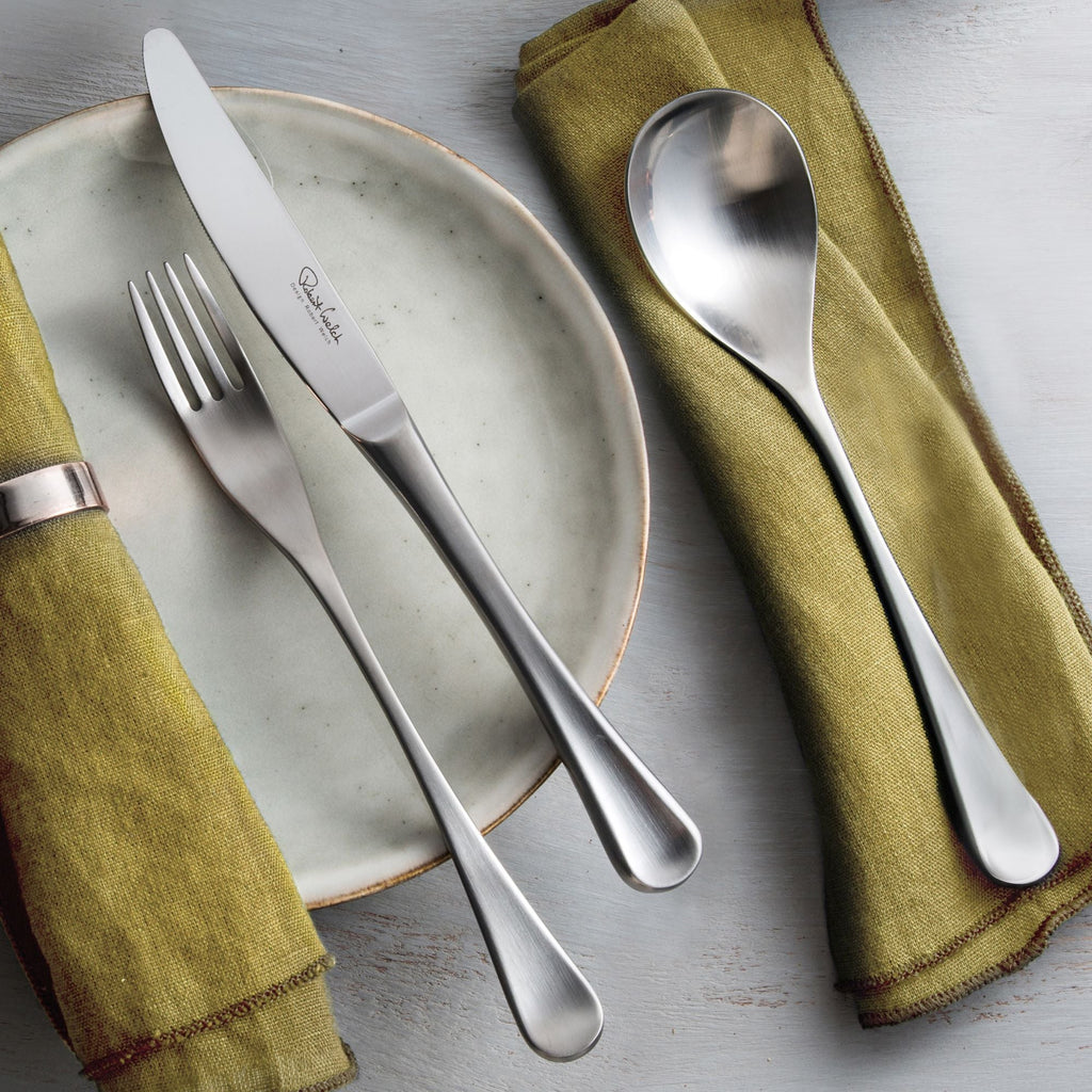 RW2 Satin Cutlery Set, 84 Piece for 12 People