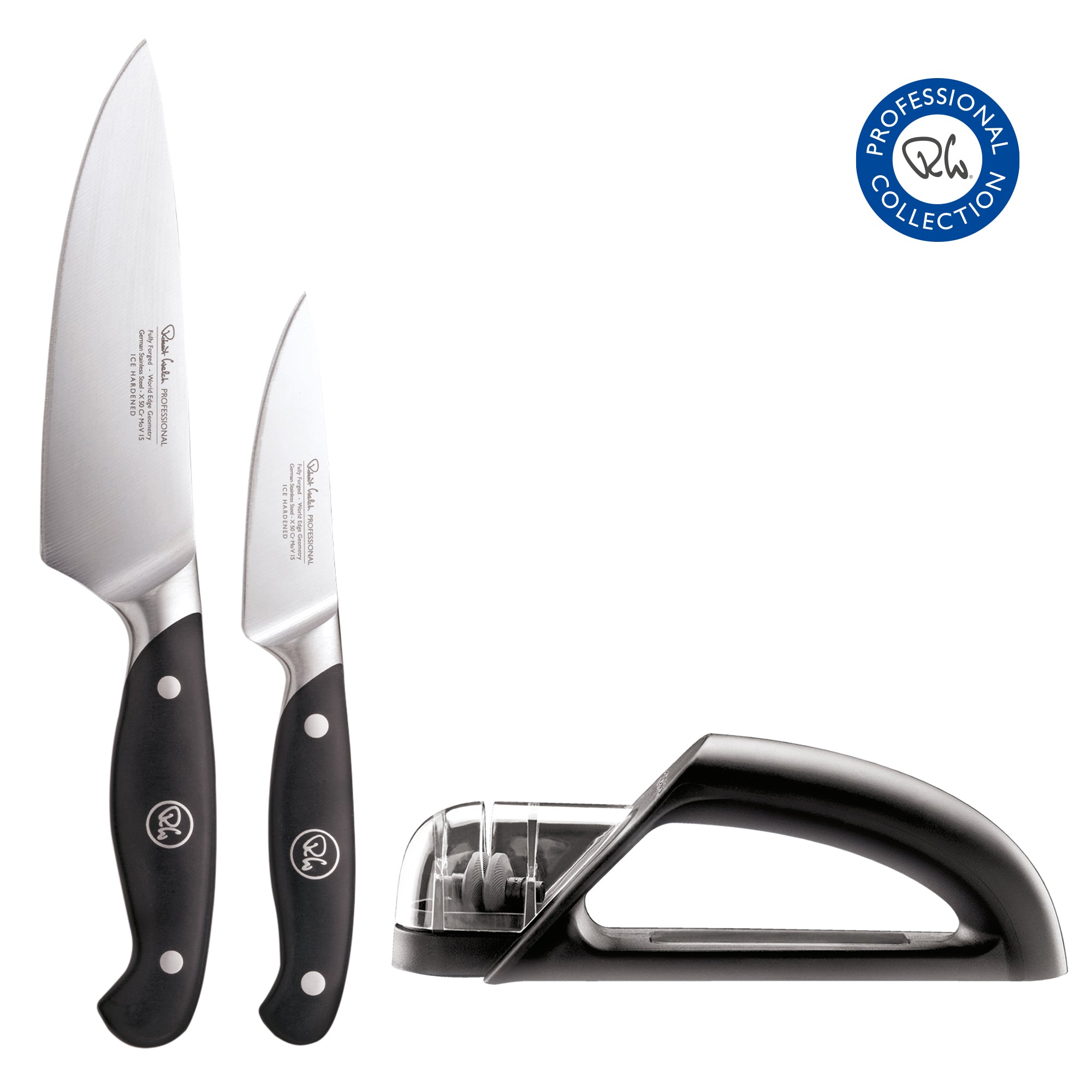 Professional Kitchen Knife Set with Knife Sharpener