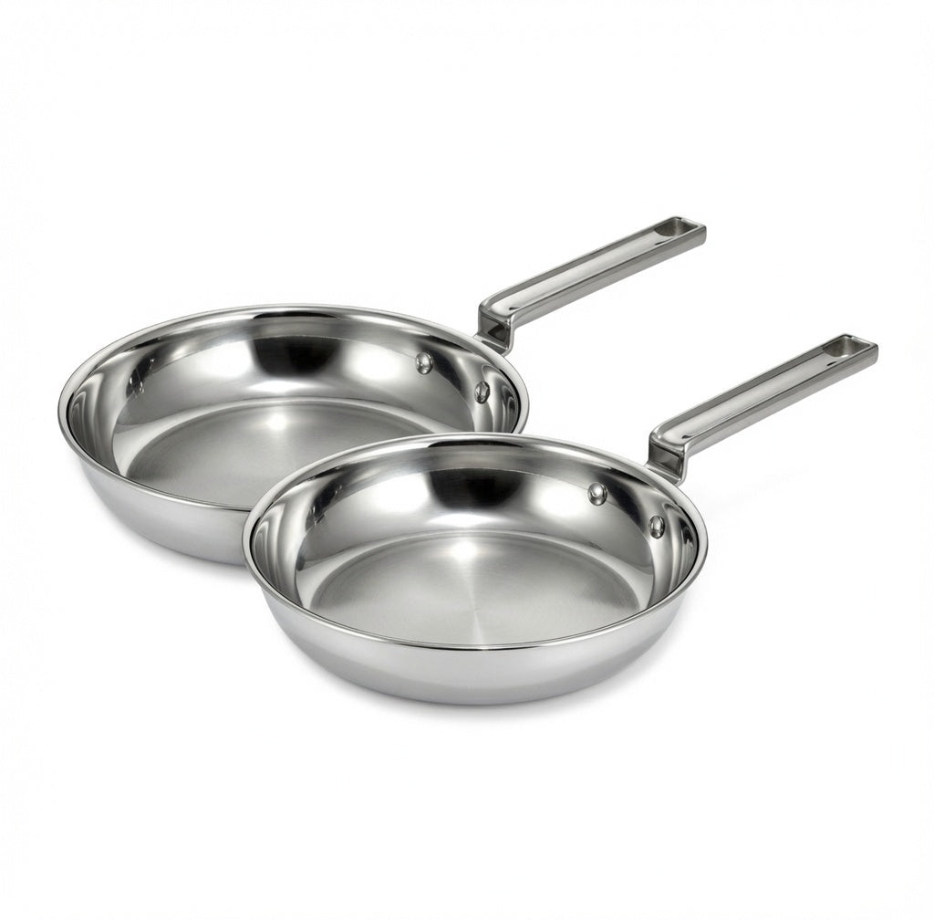 Robert Welch 316 Series 2 Piece Frying Pan Set 24cm & 28cm