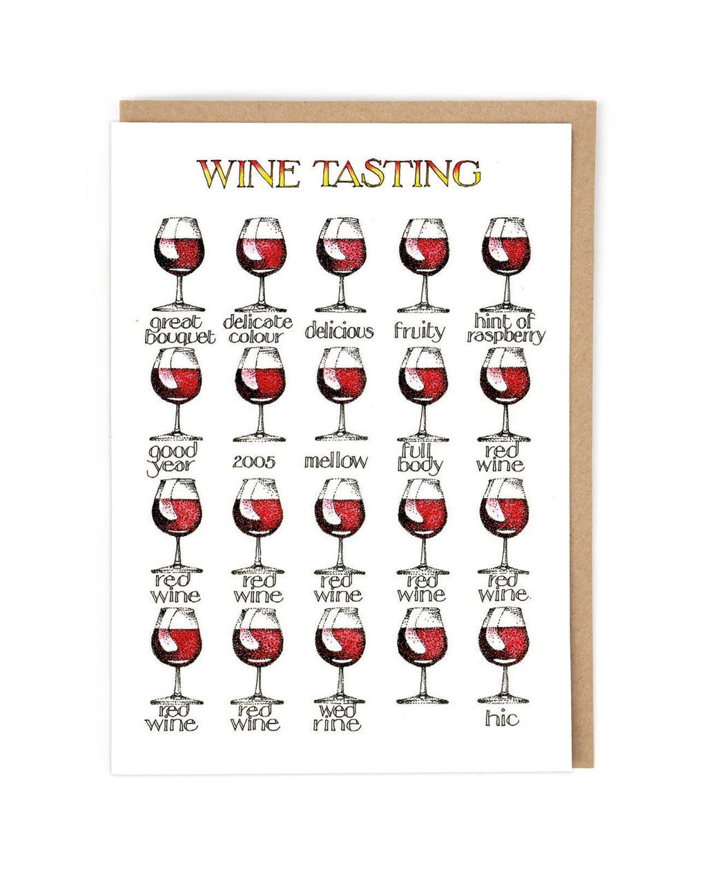  Simon Drew Cards - WINE TASTING 