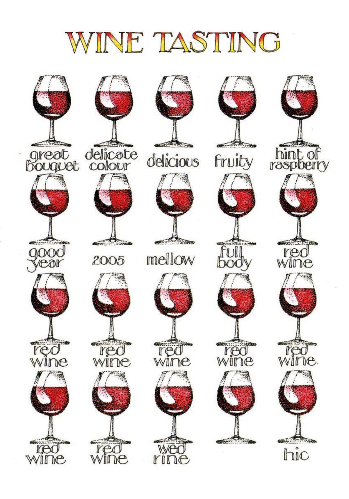  Simon Drew Cards - WINE TASTING 