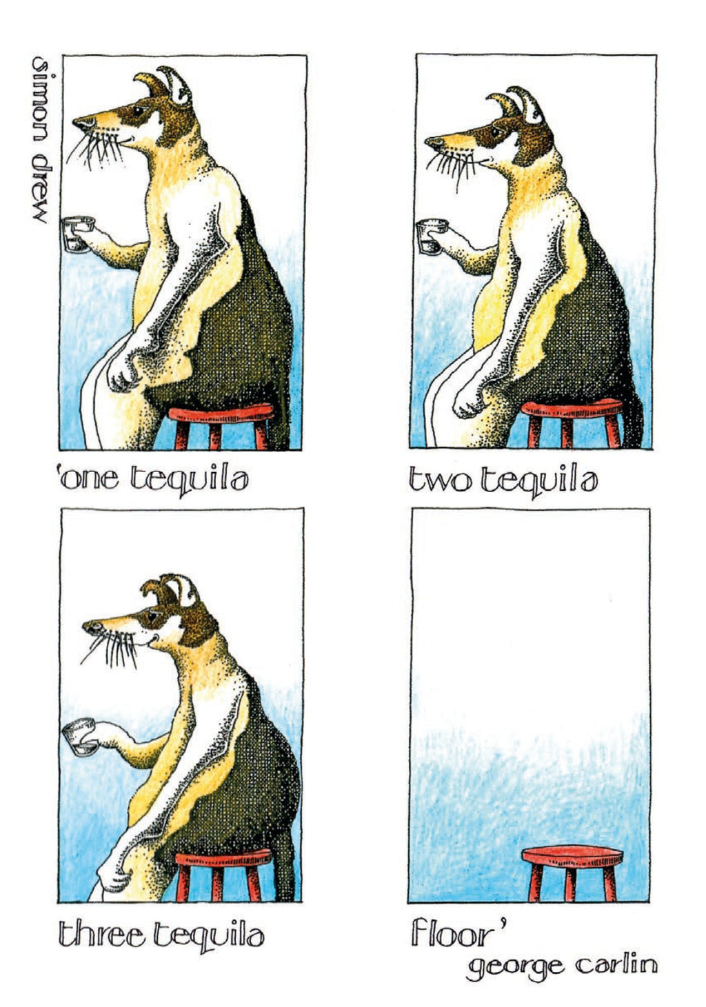  Simon Drew Cards - TEQUILA 