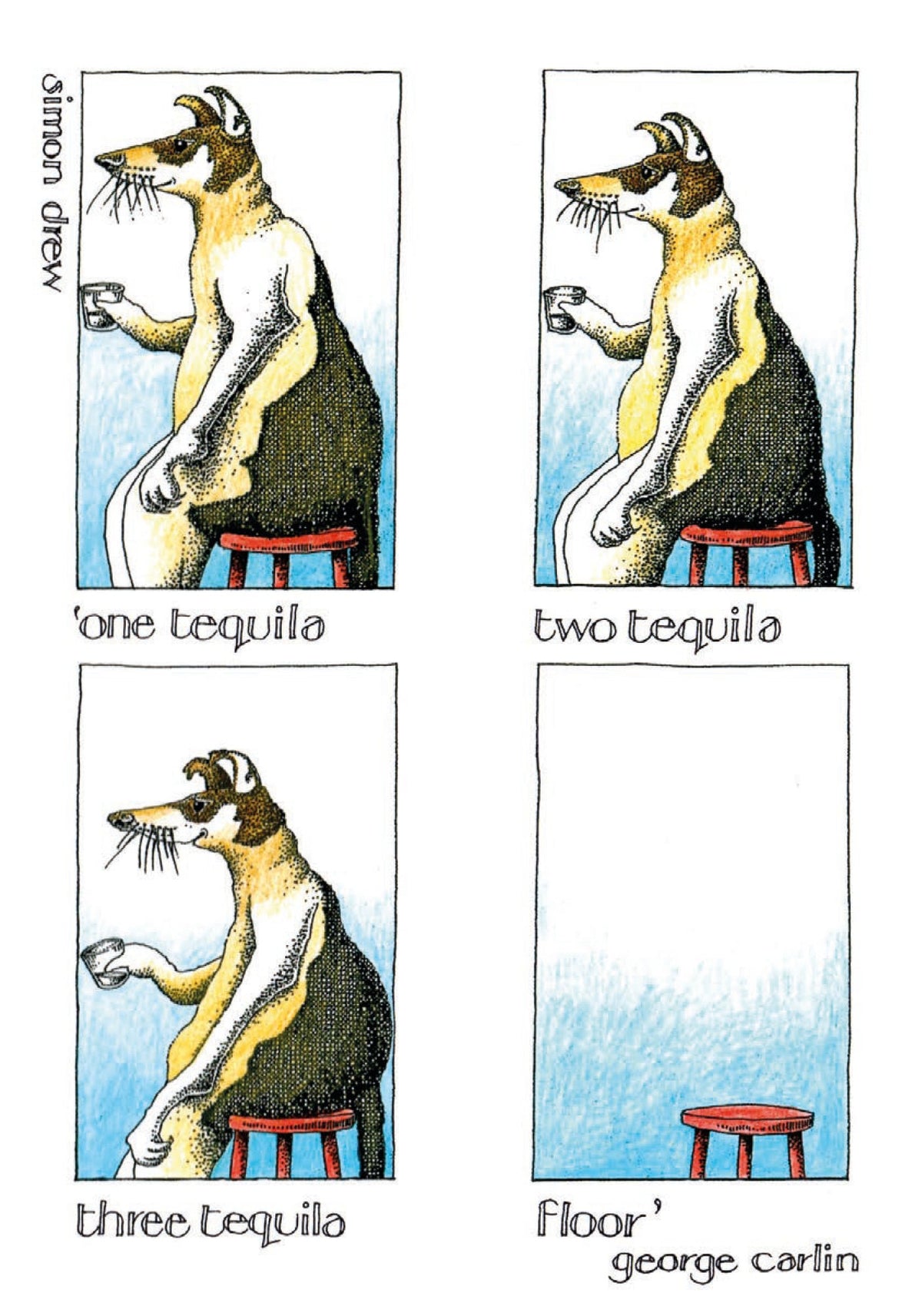  Simon Drew Cards - TEQUILA 