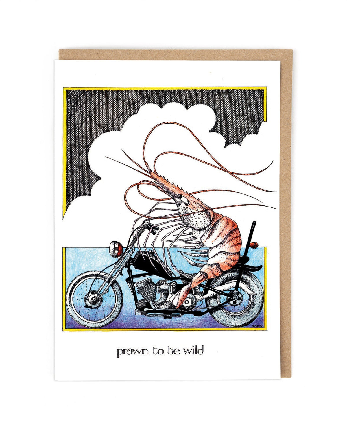 Simon Drew Cards - PRAWN TO BE WILD 