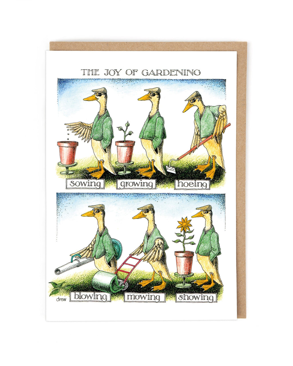 Simon Drew Cards - JOY OF GARDENING 