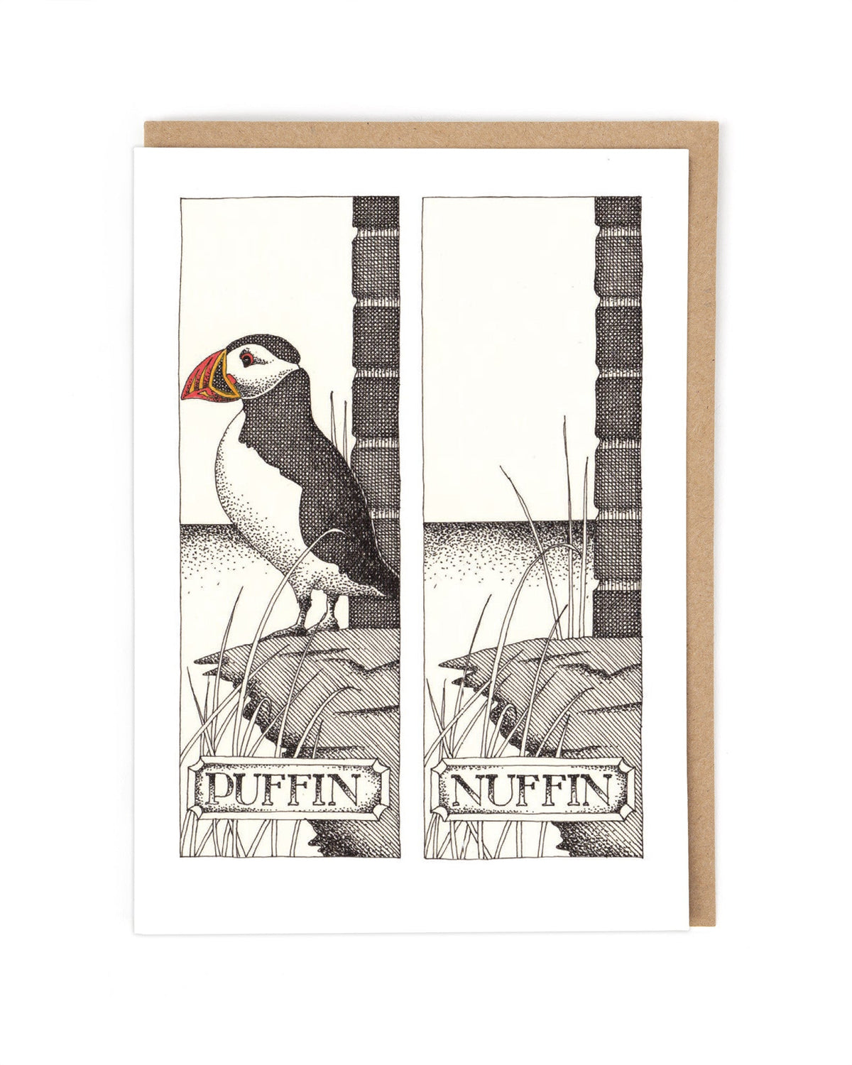 Simon Drew Cards - PUFFIN NUFFIN 