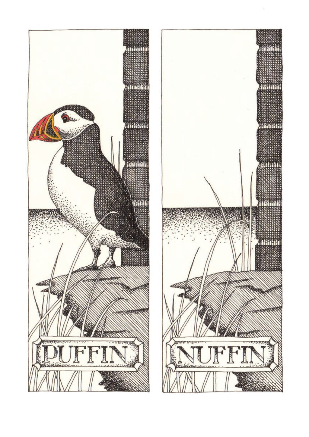 Simon Drew Cards - PUFFIN NUFFIN 