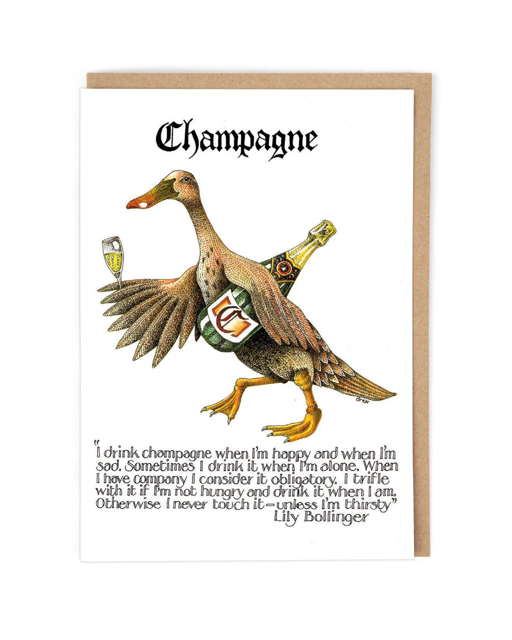 Simon Drew Cards - CHAMPAGNE 