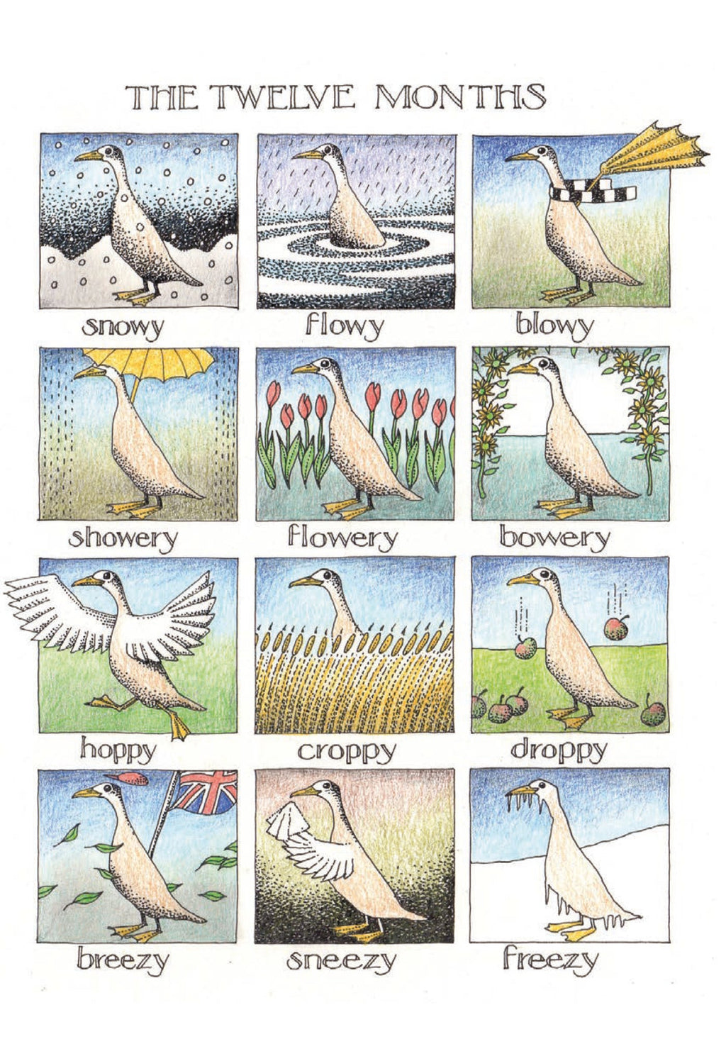 Simon Drew Cards - TWELVE MONTHS 