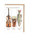 Simon Drew Cards - BASS, BASS, BASS