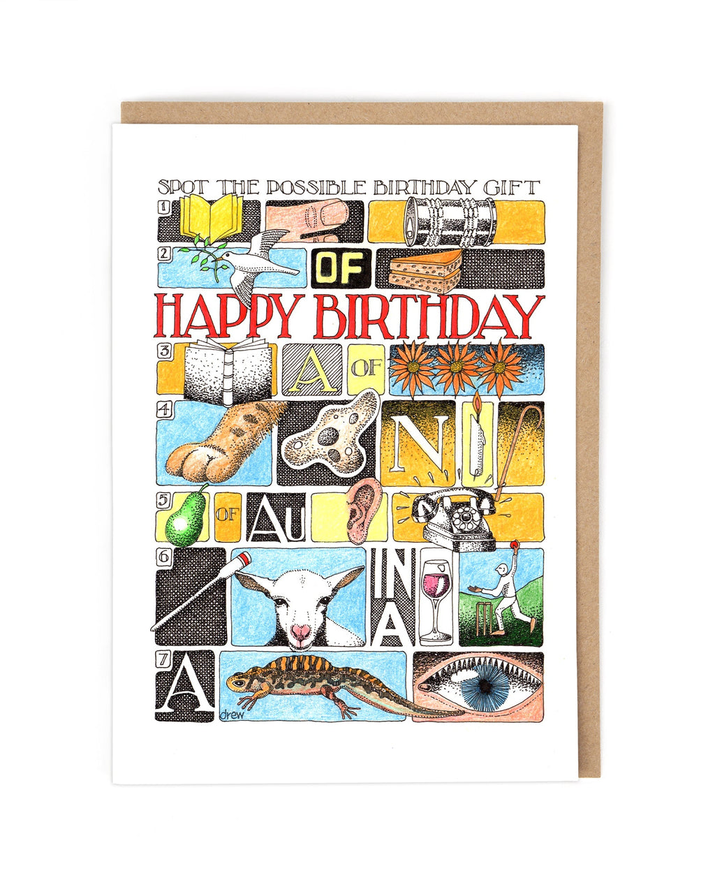 Simon Drew Cards - SPOT IT BIRTHDAY GIFT