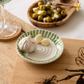Green Stripe Ceramic Garlic Grater