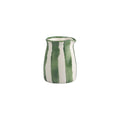 Green Stripe Small Ceramic Jug