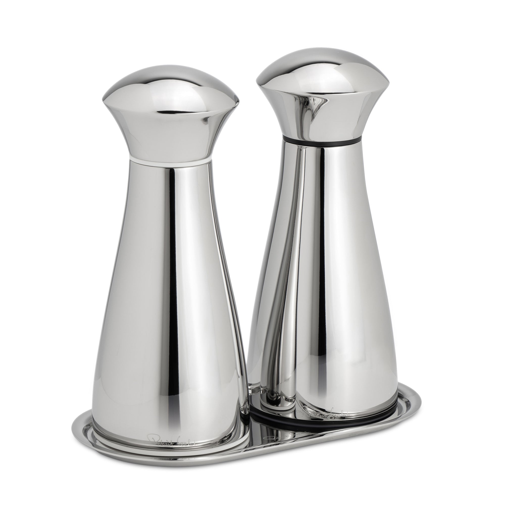 Robert Welch Signature Bright Stainless Steel Small Mills and Tray Set