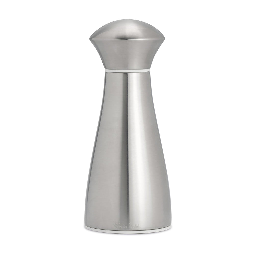 Signature Satin Stainless Steel Medium White Salt Mill