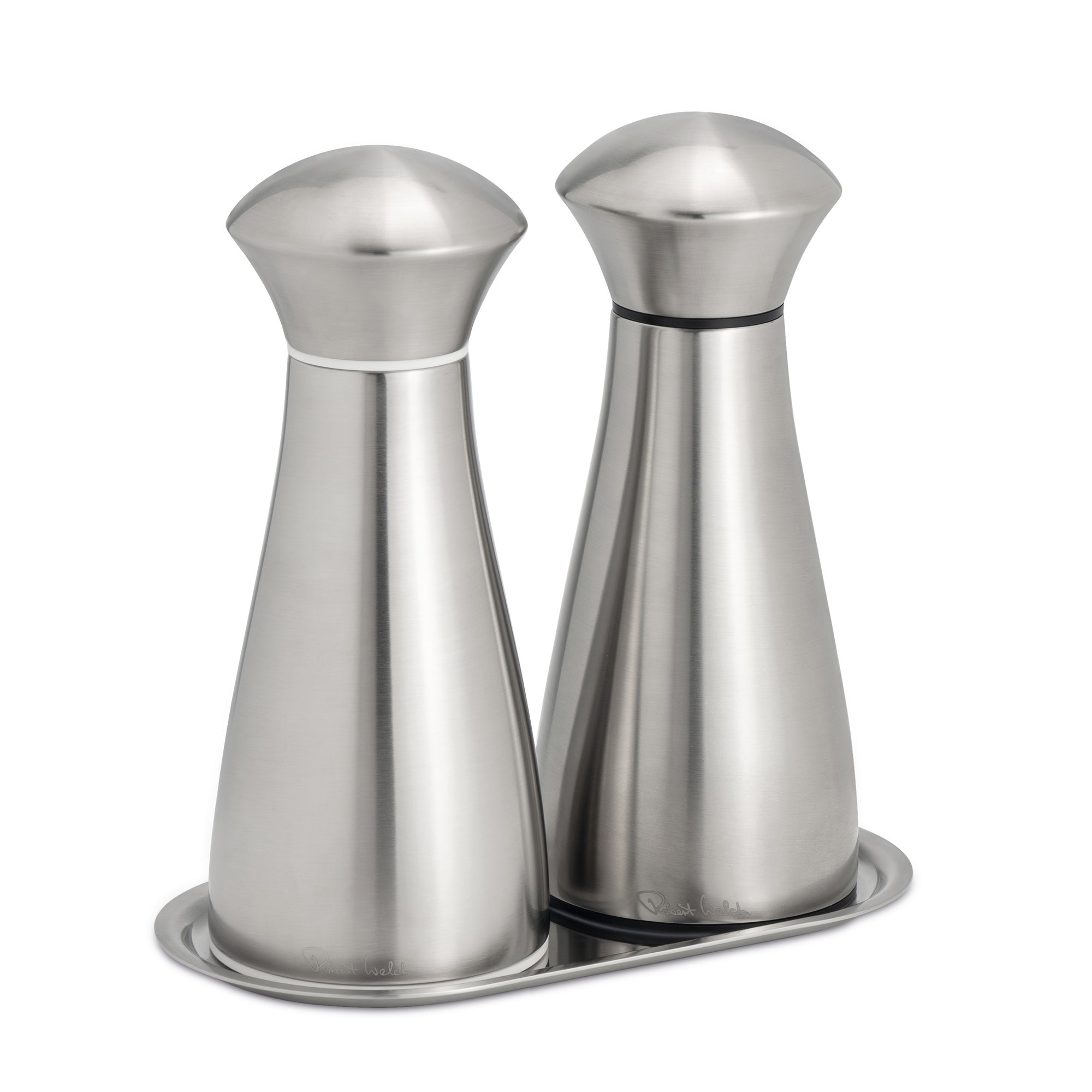 Robert Welch Signature Satin Stainless Steel Small Mills and Tray Set