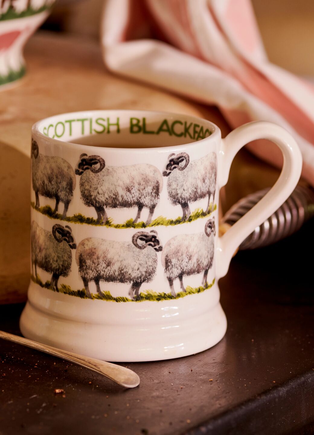 Emma Bridgewater Scottish Blackface Sheep 1/2 Pint Mug