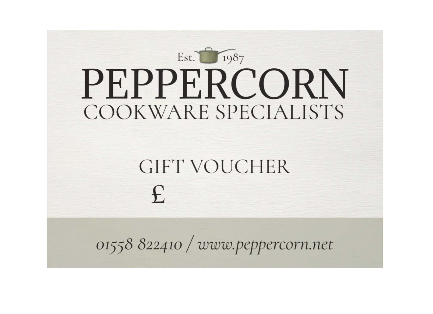 Peppercorn Voucher