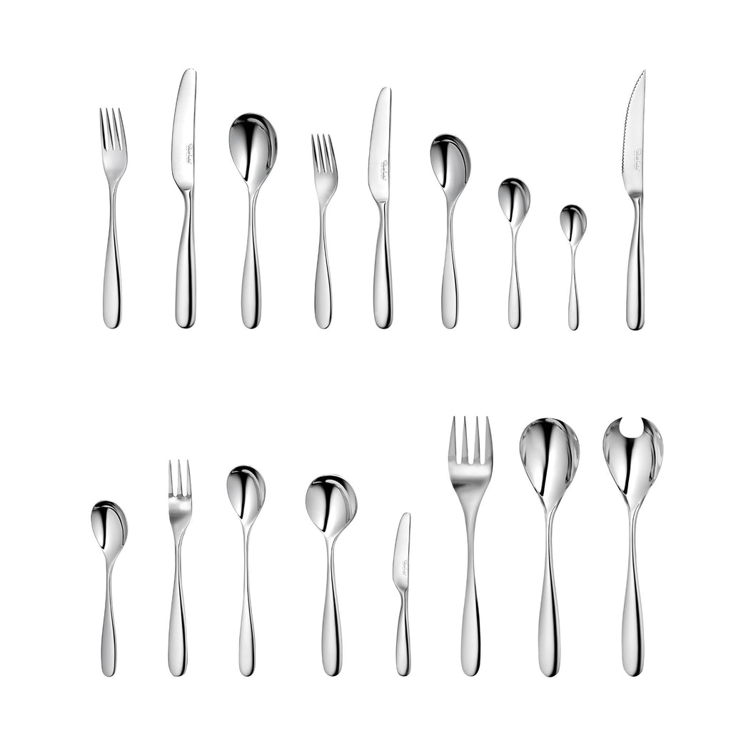 Stanton Bright Cutlery Set, 84 Piece for 12 People