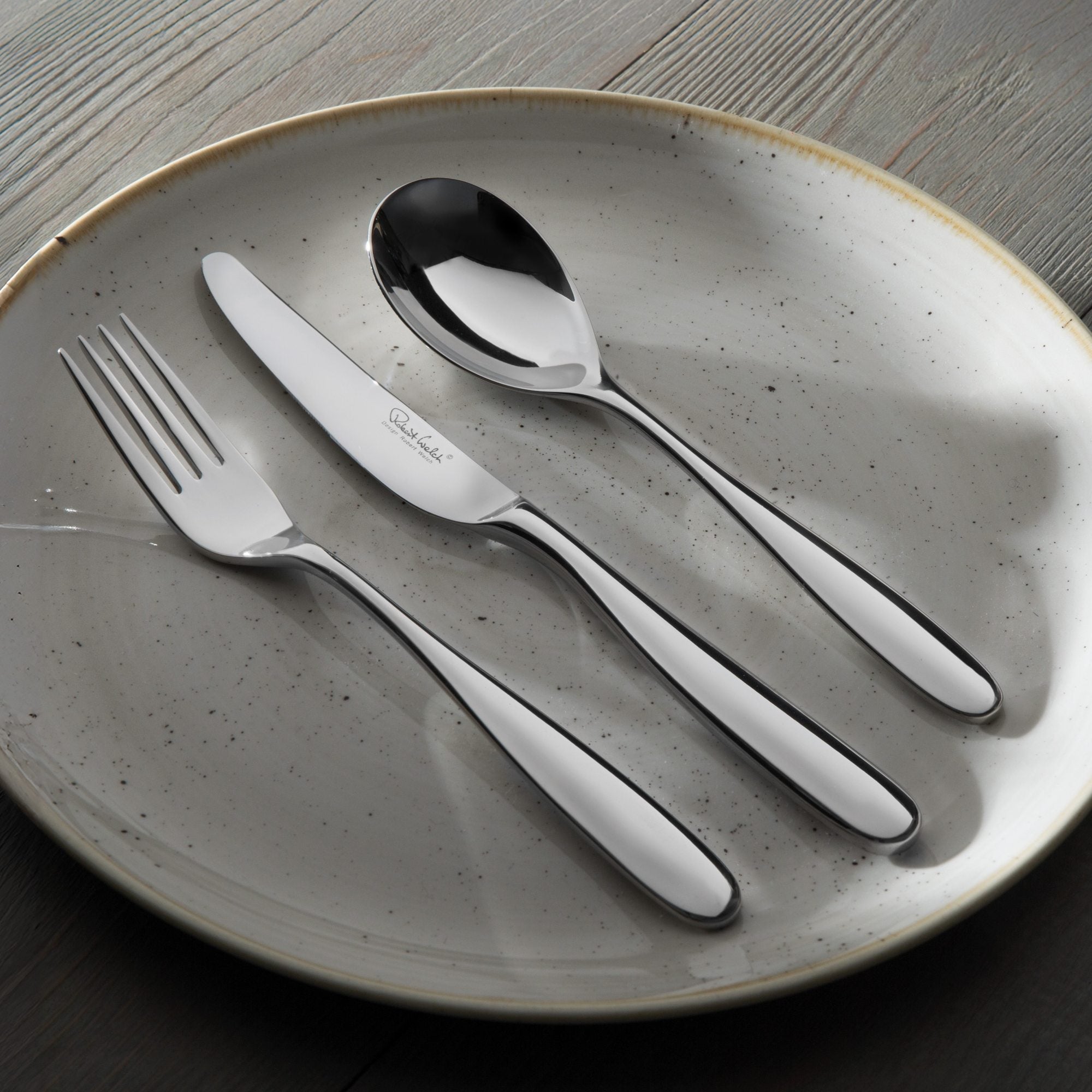 Robert Welch Stanton Bright Cutlery Set, 16 Piece for 4 People