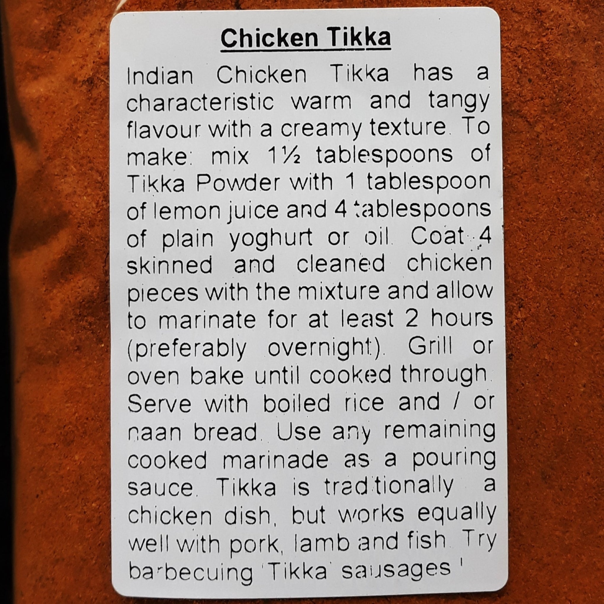 Tikka Powder