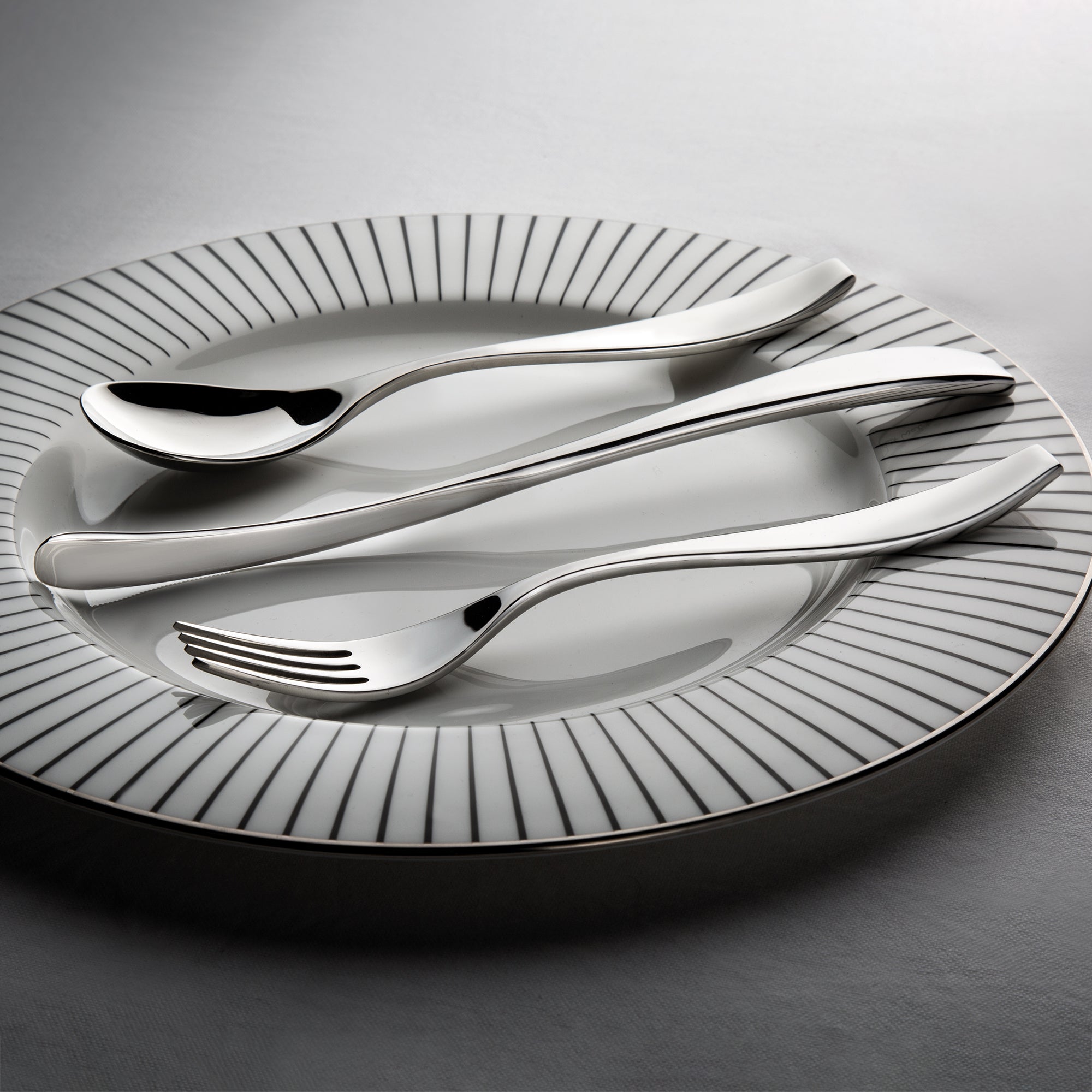 Vista Bright Cutlery Set, 56 Piece for 8 People