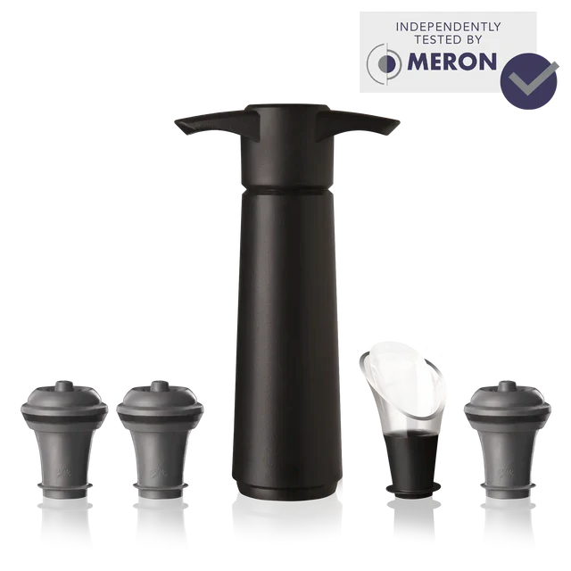 Vacu Vin Wine Saver Black