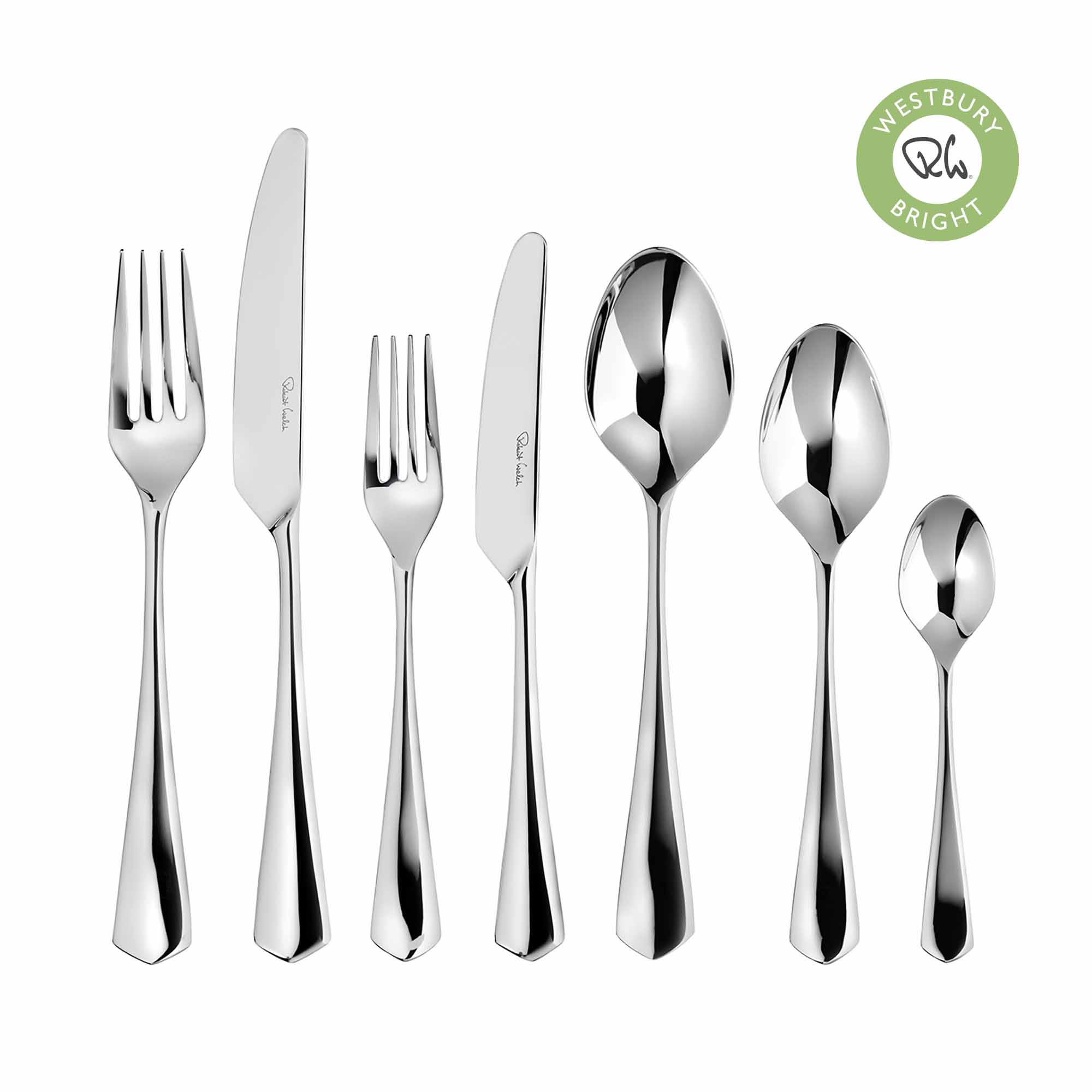 Westbury Bright Cutlery Set, 84 Piece for 12 People