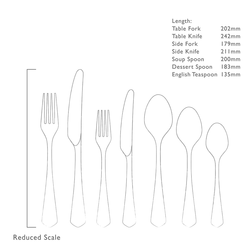 Westbury Bright Cutlery Set, 42 Piece for 6 People