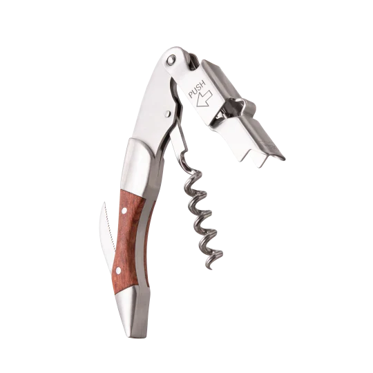 Vacu Vin Push Waiter's Corkscrew - Wood